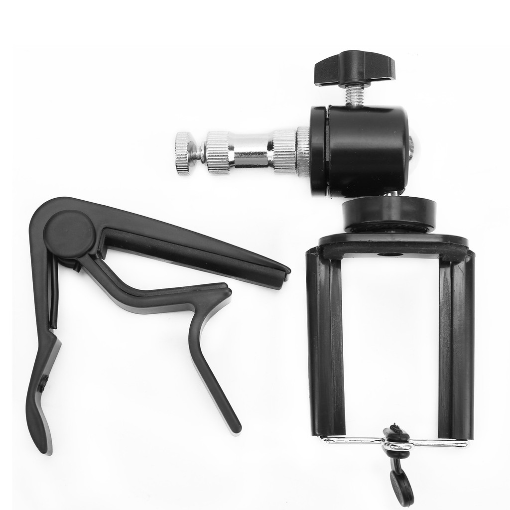 Torachel1-PH ขาตั้งโทรศัพท์กีตาร์ Capo ที่วางคอแบบปรับได้