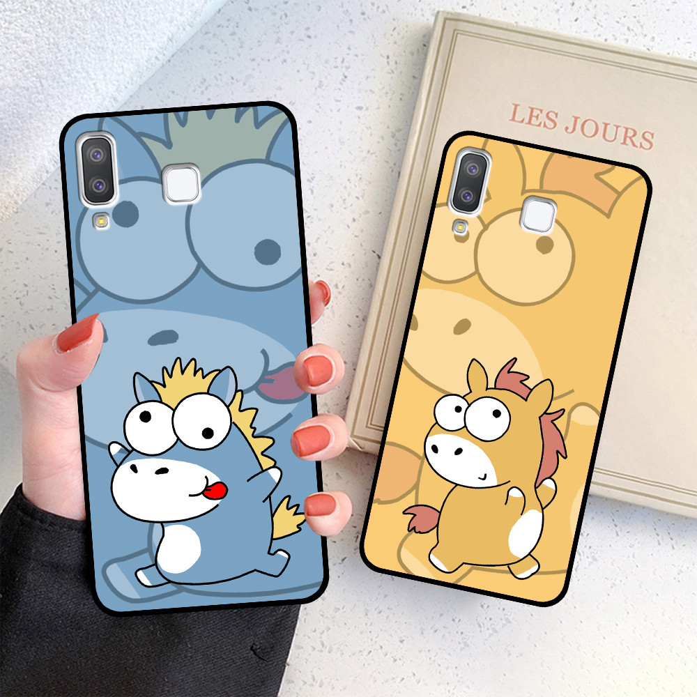เคส Samsung A8 Star / A9 Star พิมพ์ลายสัตว์ราศี Horse 2026