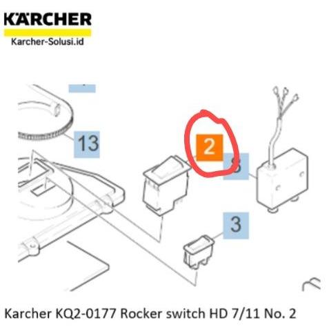 Karcher KQ2-0177 สวิตช์โยก HD 7/11 No. 2