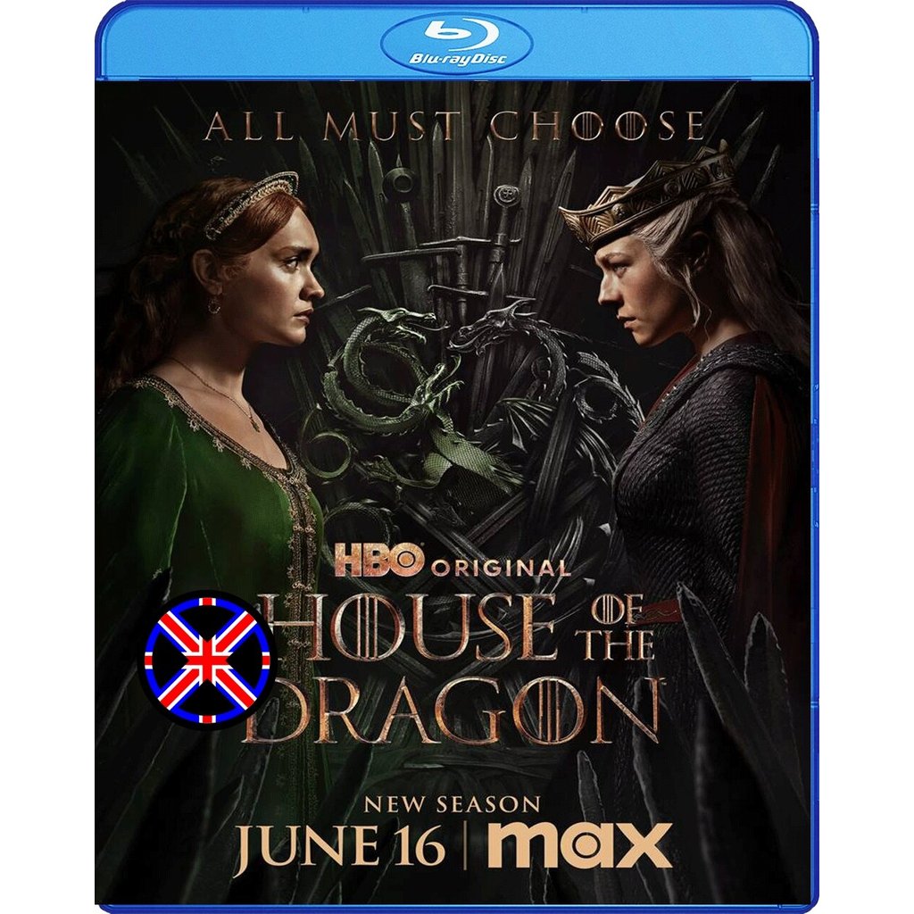 Blu-ray Movie เวอร์ชั่นเสียงไทย House of the Dragon Season 2 (2024) มหาศึกชิงบัลลังค์ ตระกูลแห่งมังกร 2 (8 ตอน)