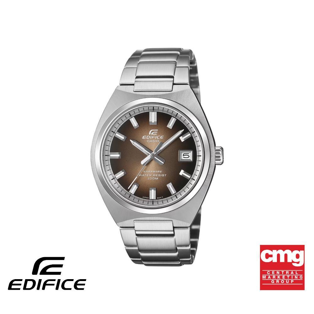 CASIO นาฬิกาข้อมือผู้ชาย EDIFICE รุ่น EFB-109D-5AVDF สายสเตนเลส สีน้ำตาล