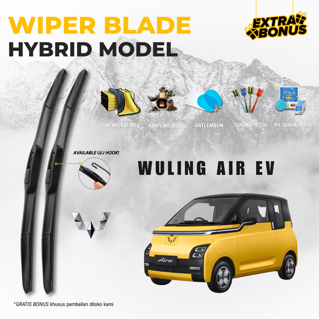 Wuling Air Ev Hybrid ที่ปัดน้ําฝนกระจกรถยนต์ฟรี 5 โบนัส