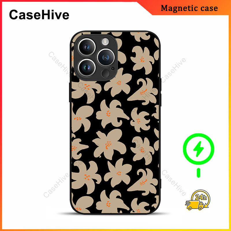 เคสโทรศัพท์ดอกไม้สําหรับ iPhone 17 Pro Max / iPhone 16 Pro Max / 15 Pro Max / 13 / Samsung Galaxy S2