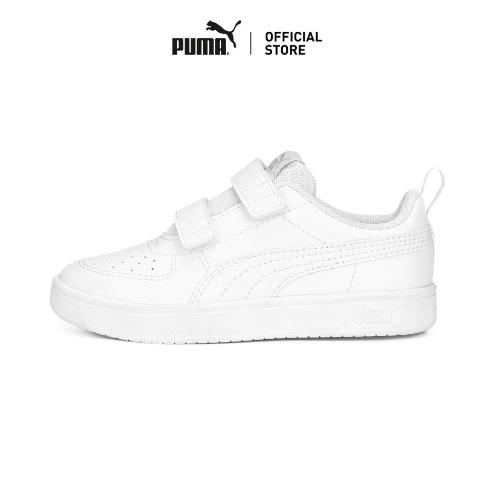 PUMA Kids รองเท้าผ้าใบ PUMA Rickie V สำหรับเด็ก สีขาว - 39132701