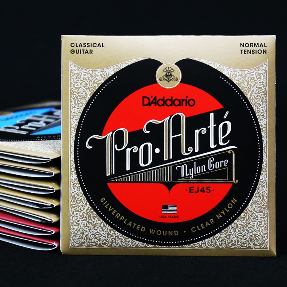 D'ADDARIO ชุดสายไนลอนกีตาร์คลาสสิกCOOCOBDAddario ปกติ/แข็งความตึงเครียด EJ45/EJ46/EJ49