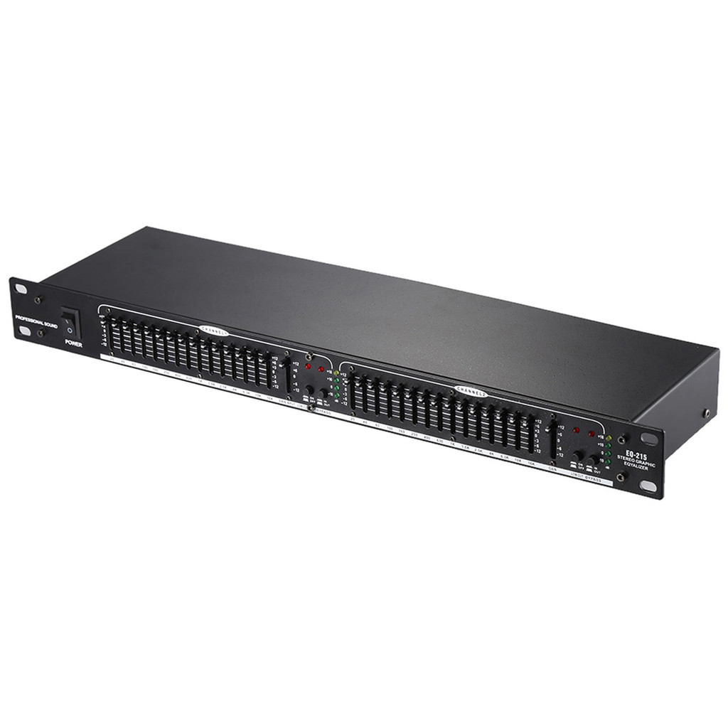 Spcrth EQ-215 Dual Channel 15-Band Equalizer 1U Rack Mount