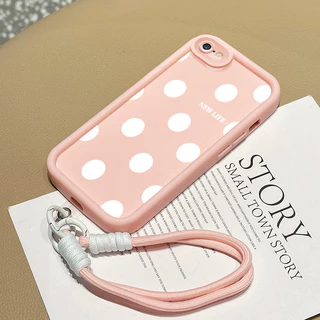 เคสสำหรับ iPhone 6 Plus 6s Plus 7 Plus 8 Plus SE 2020 X Xr Xs Max เคสโทรศัพท์เรียบง่ายวงกลมสามสีซิลิโคนสายคล้องกันกระแทก