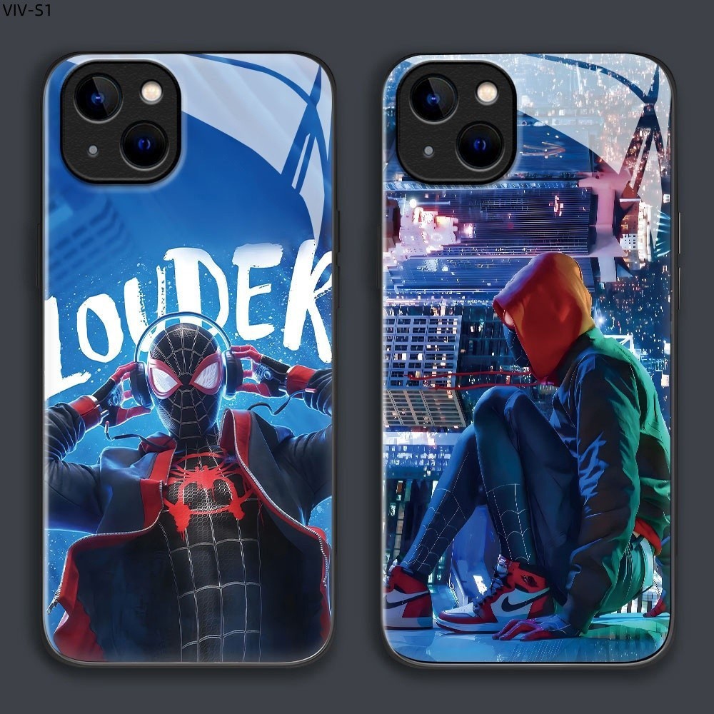 เคส For VIVO S19 S1 T2 T1X Pro 5G เคสโทรศัพท์ เคสมือถือ เคสวีโว่ เคสแข็ง Phone Glass Case BLK