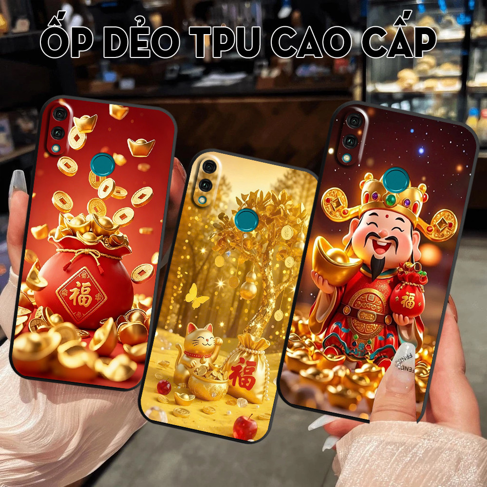 เคส Huawei Y9 2019 / Y9 Prime 2019 พิมพ์ลายถุงเงินนําโชคล่าสุด