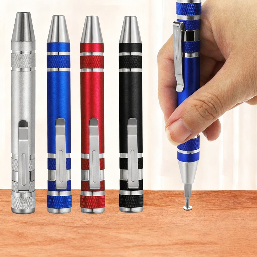 xp1 ปากกาไขควงแบบพกพา 1 ชิ้นเปลี่ยนได้ Magnetic Bits เครื่องมือซ่อมแซมถอดชิ้นส่วน ราคา ถูกที่สุด ดีลบีเคเค แกลเลอรีภาพที่ 3