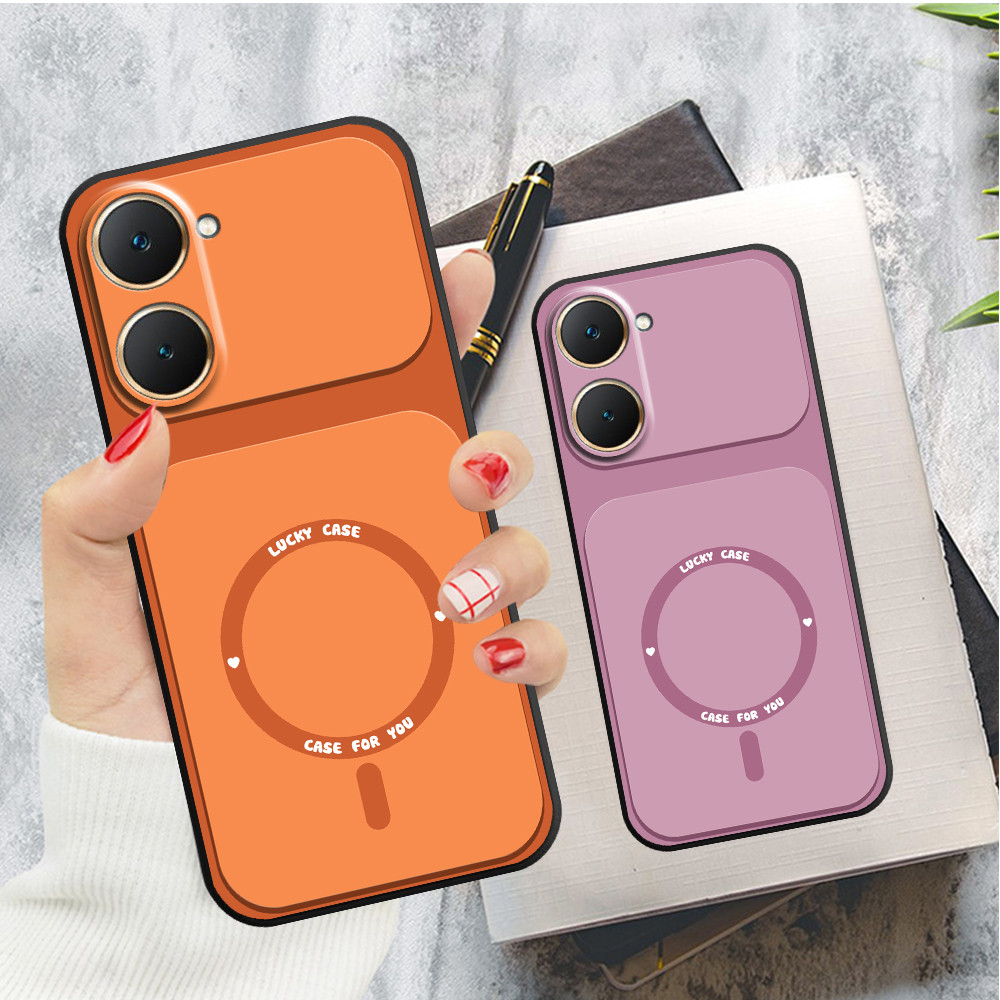 เคส Vivo Y03 / Y18 / Y18S / Y03T พิมพ์ลายวงกลม luckycase