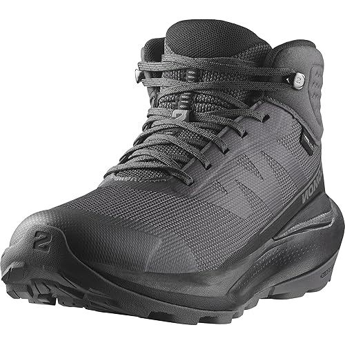 [Direct from JP] Salomon ELIXIR TOUR MID WP Hiking/Trekking Shoes for Women, L47578000, Asphalt/Blac
