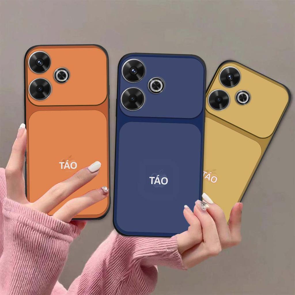 เคส Xiaomi Poco F6 / F6 Pro พร้อมพิมพ์ลายแฟชั่นและฝาหลัง apple หรูหรา