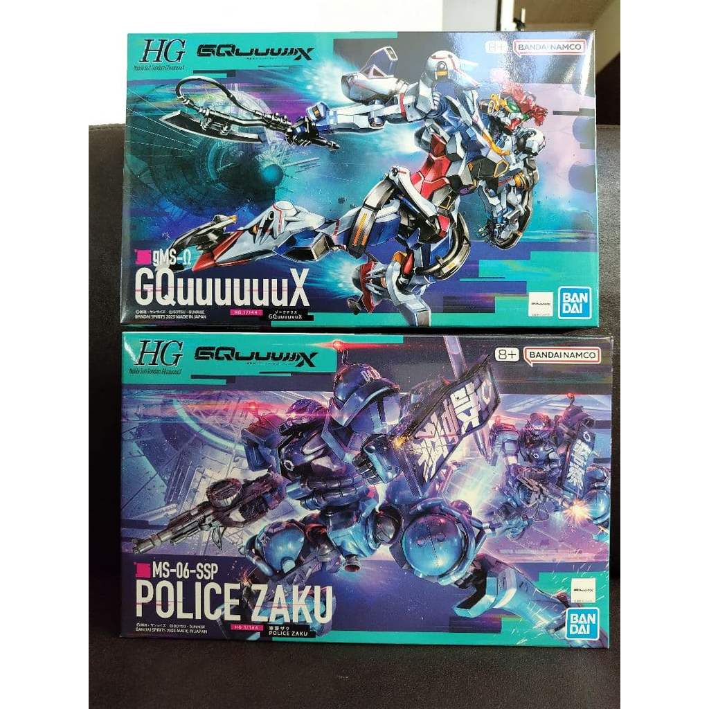 【Direct from Japan】ชุด HG GQuuuuuX & POLICE ZAKU【Japan Exclusive】