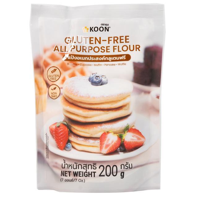 🏹 คูนแป้งอเนกประสงค์กลูเตนฟรี 200กรัม 🌠 Koon Gluten Free All Purpose Flour 200g. ⋆ 8850372001066 ✳️ 