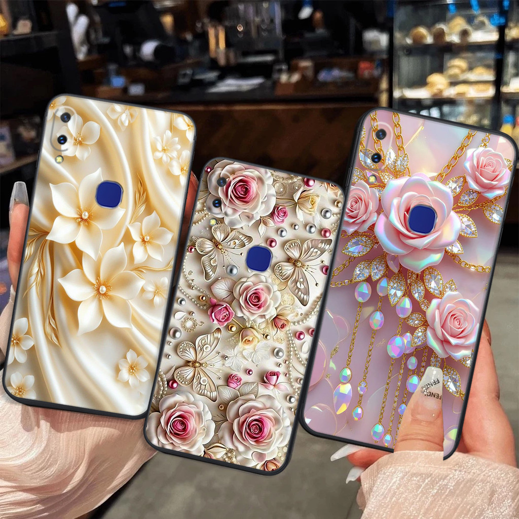 เคส Vivo V9 / V9 Youth พิมพ์ลายหรูหรา สวยงาม ลายดอกไม้คุณภาพ