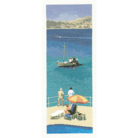 PINN SHOP ชุดปักครอสติช : เฮริเทจ International - BLUE WATERS - ผ้า 14 cnt [HS-JC525B]