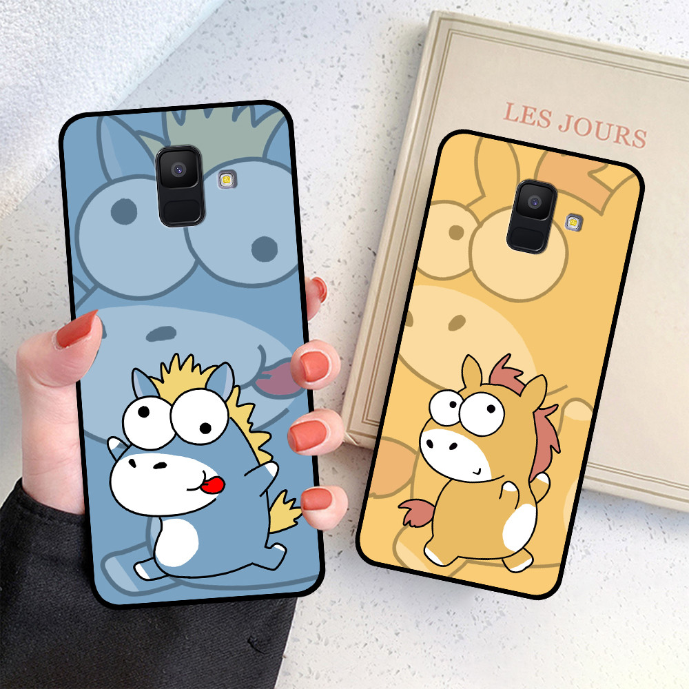 เคส Samsung A6 2018 / A6 Plus พิมพ์ลายสัตว์ราศี Horse 2026