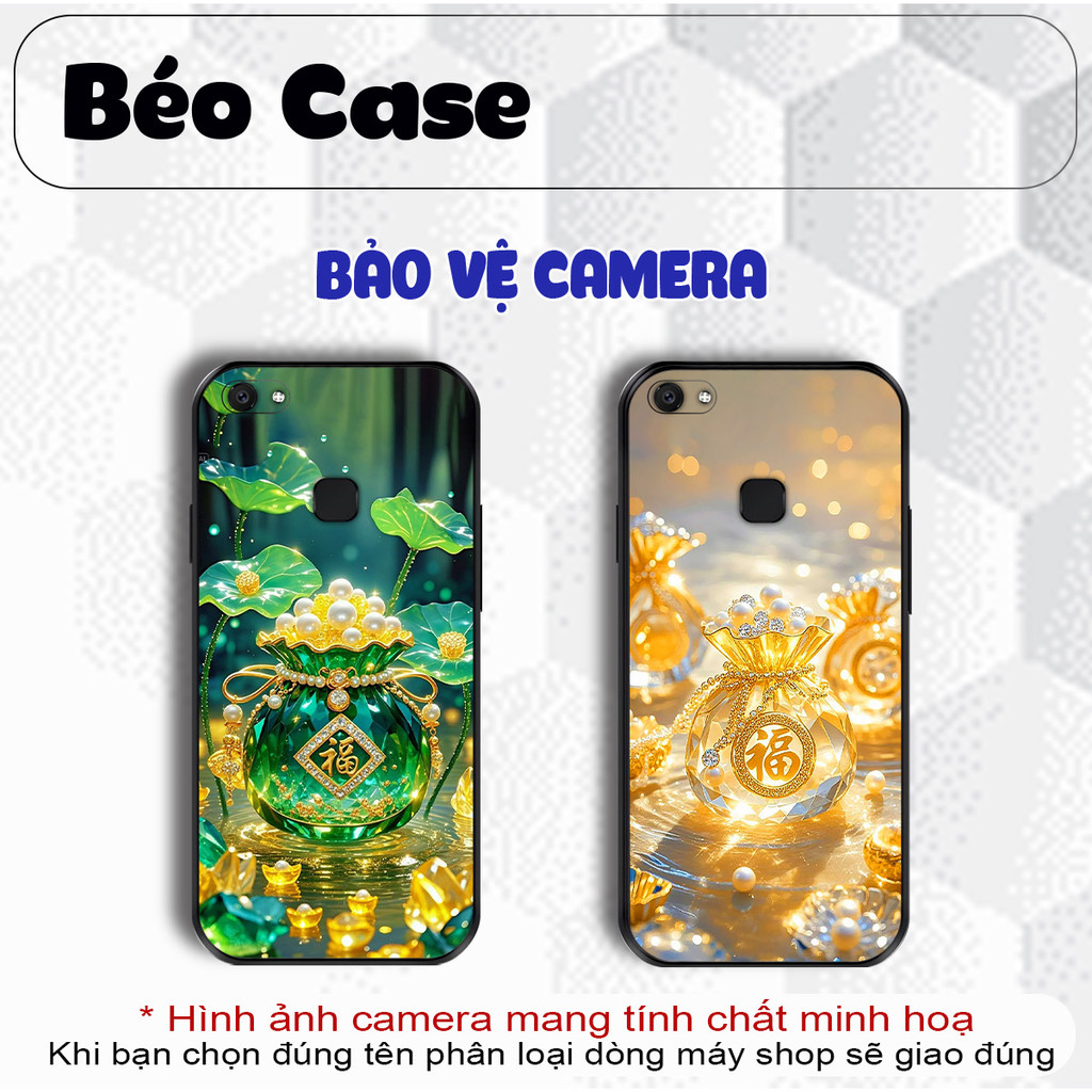 Vivo V7, V7 Plus, V7+, Y75, V9, Y85 เคสยืดหยุ่น, กระเป๋าโชคลาภ