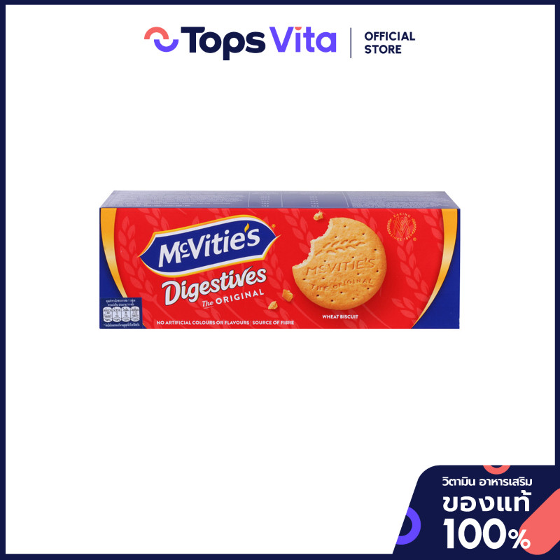MCVITIES แมคไวตี้ส์ไดเจสทีฟบิสกิตข้าวสาลี 355กรัม [5000396001730]