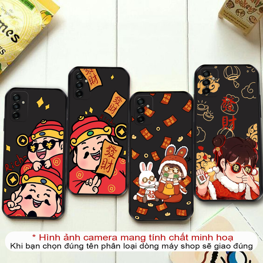 เคสยืดหยุ่น Samsung M54 M55 M55S 5G สําหรับเทพเจ้าแห่งโชคลาภ