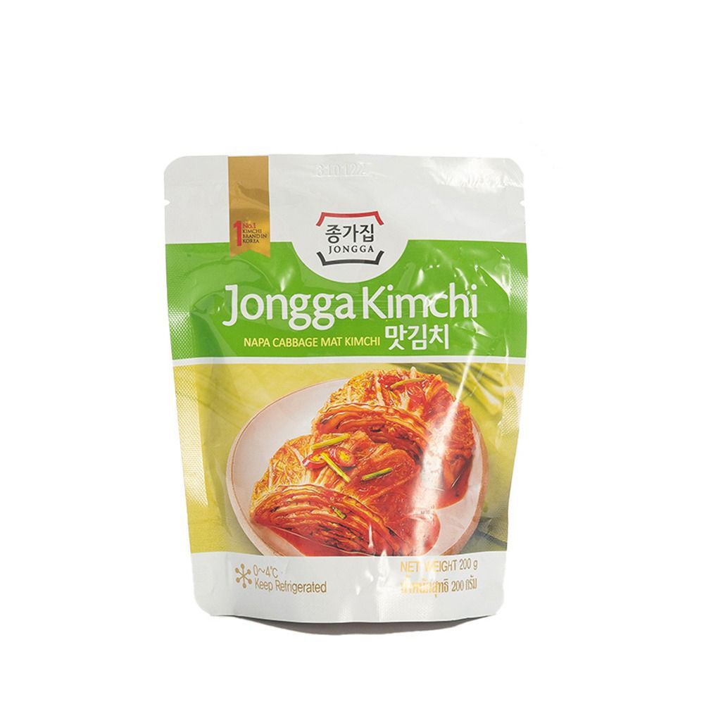 🐙 จงกา กิมจิผักกาดขาวหั่น 200 กรัม 🐟 JONGGA NAPA CABBAGE MAT KIMCHI 200 G. 🐞   🐒