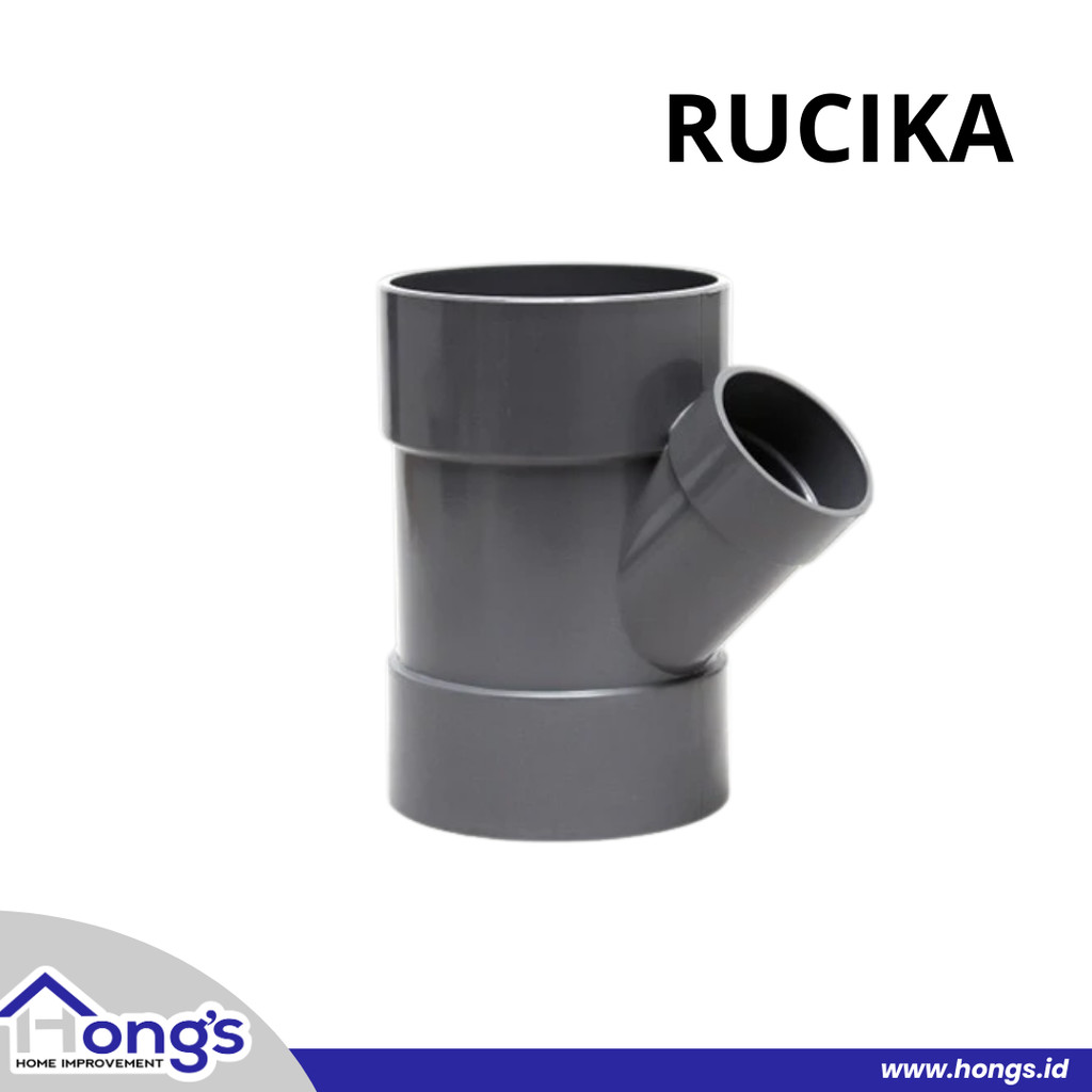 Tee Rck DD 6 นิ้ว X 4 นิ้ว Y สาขา D 45° ที ปี 45° 6" X 4"