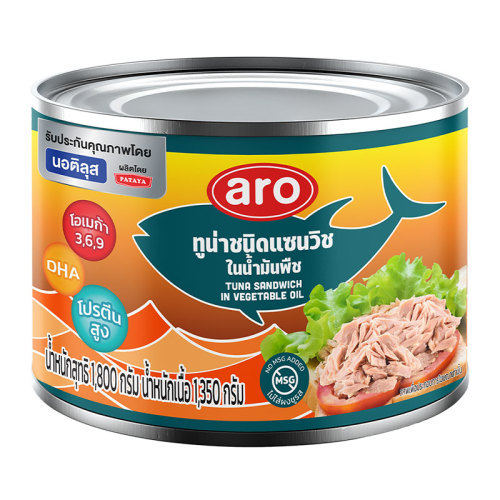 เอโร่ ทูน่าแซนวิช ในน้ำมัน 1.8 กก. 324614