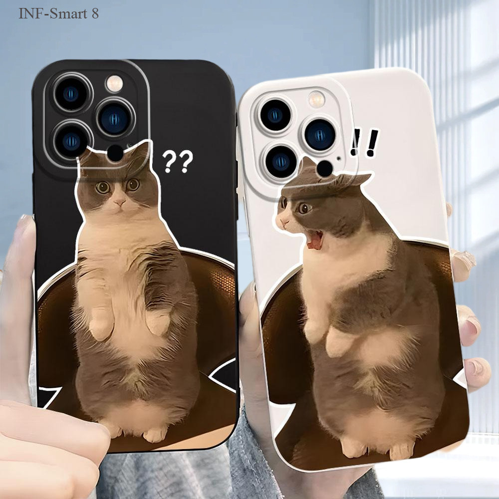 Infinix Smart 8 Hot 20 20C 30 40 40i Tecno Spark Go 2024 Pro เคสซัมซุง ชมดวงจันทร์ เคสโทรศัพท์ เคส สำหรับ Phone Case TY