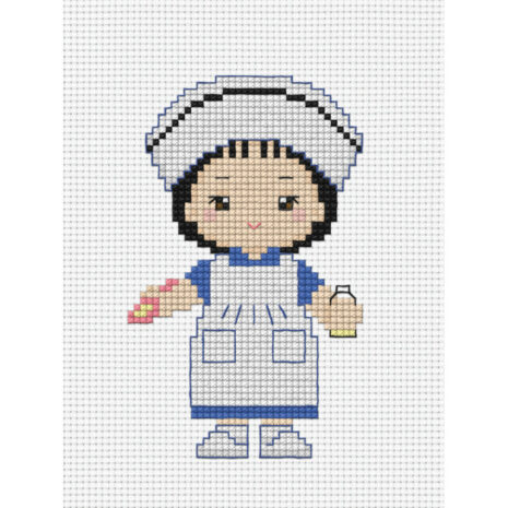 PINN SHOP ชุดปักครอสติช : พยาบาล [J-3K]