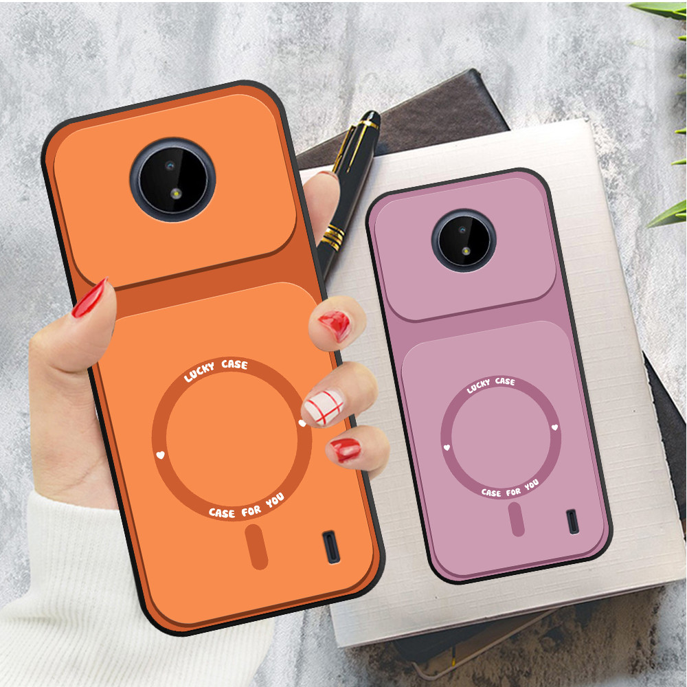 เคส Nokia 3.4 / G10 / C20 / C30 / C21 Plus พร้อมพิมพ์ลายวงกลม luckycase