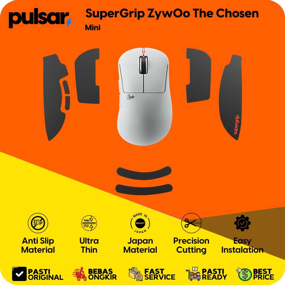 Pulsar Gaming Mouse Accessories - SuperGrip SuperGrip ZywOo The Chosen Mini Anti Slip Precision Cont