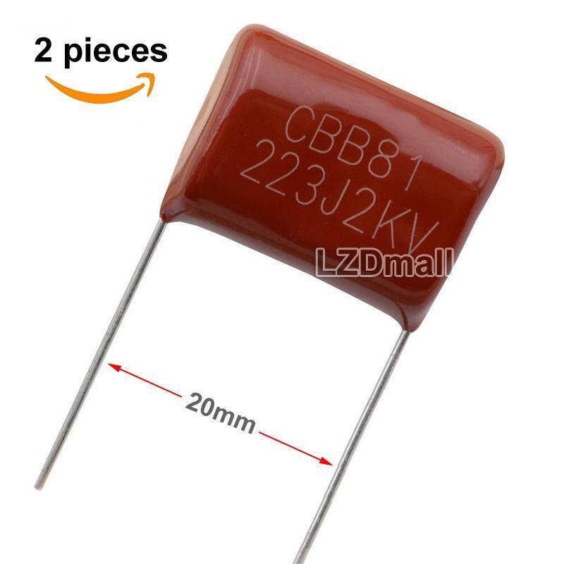 2pcs CBB 223J2KV 223J3KV Capacitor 223 2000V 3000V 223J 2KV 3KV P20mm CBB81 Metallized Film Capacito