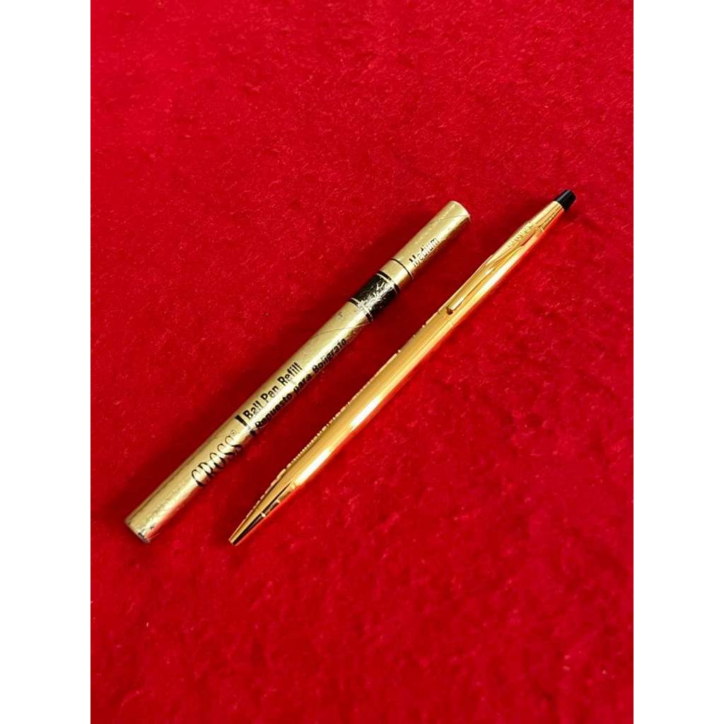 【Direct from Japan】ปากกาหมึกบอล Cross รุ่น Classic Century สีทอง PVD❗️ของใหม่ ไม่เคยใช้งาน‼️แถมฟรี‼️