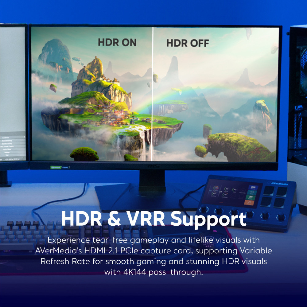 แคปเจอร์การ์ด AVER MEDIA GC575 LIVE GAMER 4K 2.1 ชนิดติดตั้งภายในสำหรับคอมพิวเตอร์_5