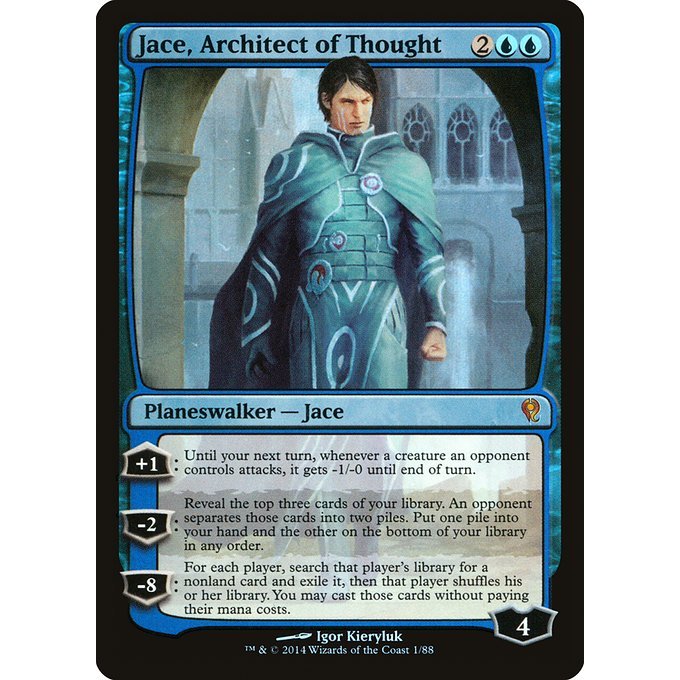 Magic: The Gathering - Duel Decks: Jace vs. Vraska - Jace สถาปนิกแห่งความคิด (1) ฟอยล์