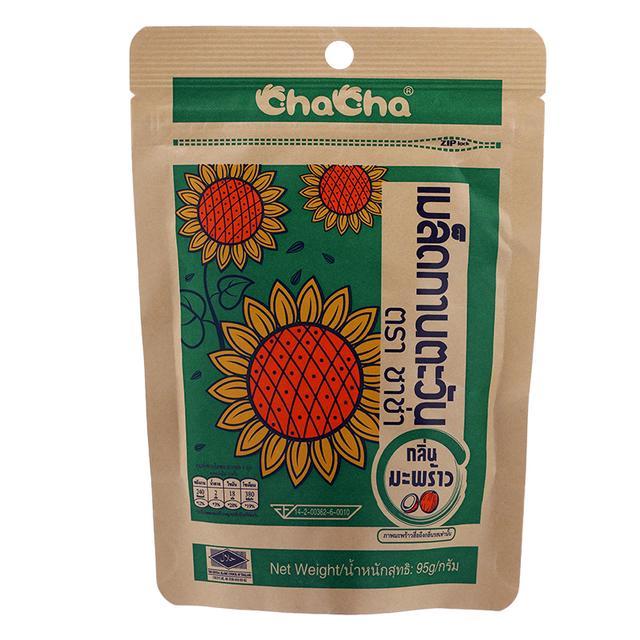 🌷 ชาช่าเมล็ดทานตะวันมะพร้าว 95ก 🍃 8859559600467 🌻 Cha Cha Sunflower Coconut 95g. 🌿 ของแห้งและเครื่อง