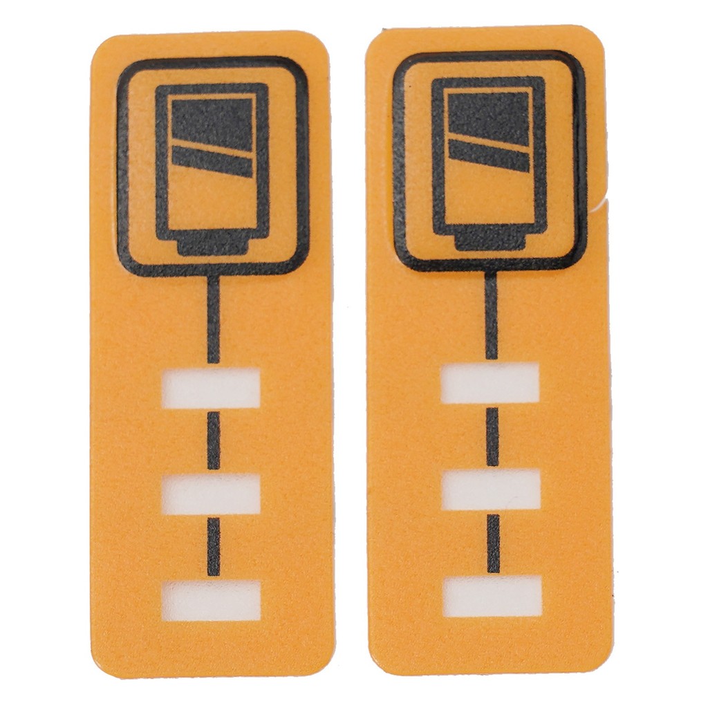 HOT2PCS DCB200 แบตเตอรี่ความจุสติกเกอร์ป้ายสําหรับ 18V DCB140 สําหรับ DCB182