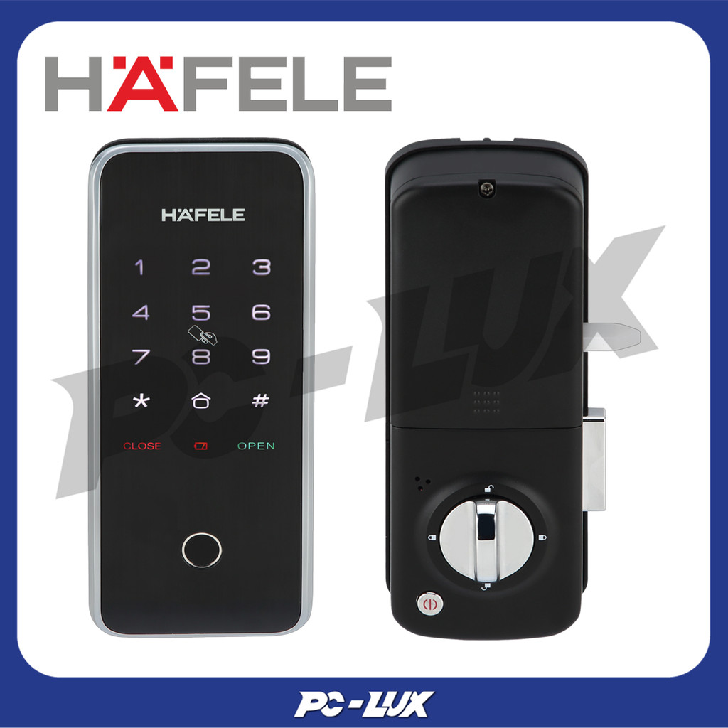 HAFELE กุญแจดิจิทัล Rim Lock รุ่น ER5100 499.56.235 สีดำ