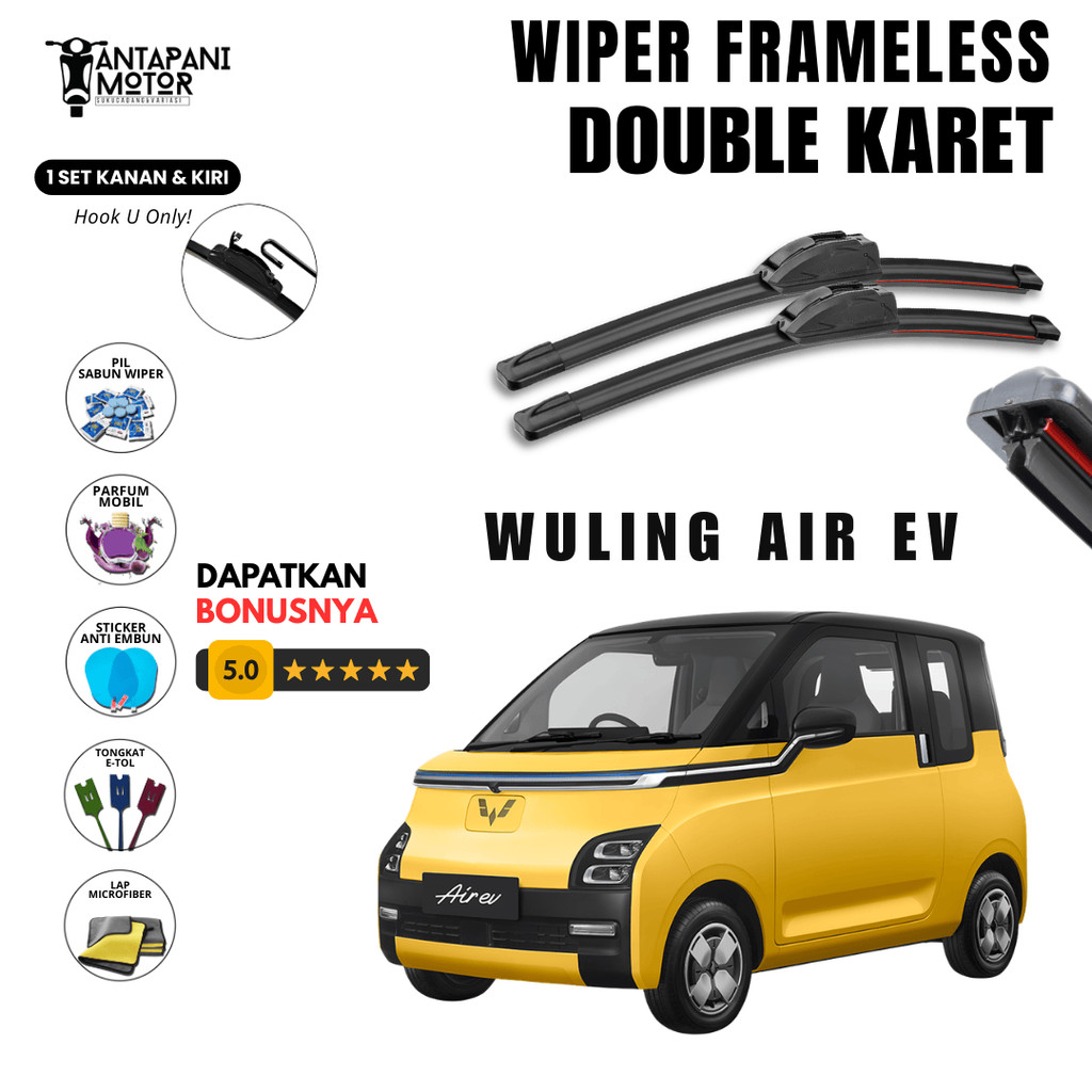 Wuling Air Ev ที่ปัดน้ําฝนกระจกรถยนต์คู่ฟรี 5 โบนัส