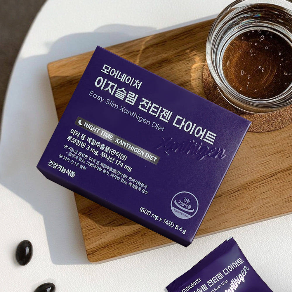 ML Xanthigen Night Routine Fat Burner สลิมมิ่งสนับสนุน 600mg x 14Sticks