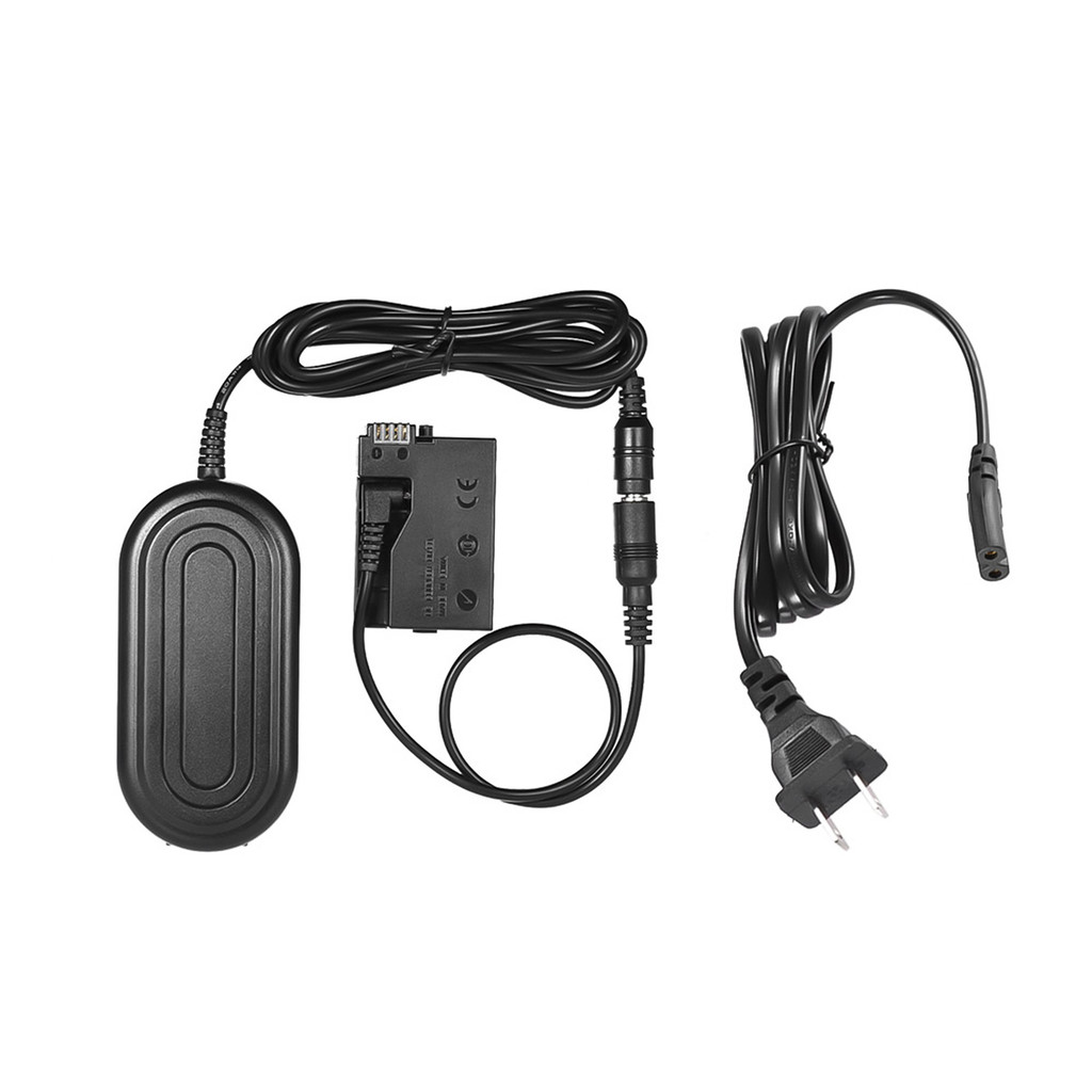 [Rococo1-TH] Andoer ACK-E8 แหล่งจ่ายไฟ AC LP-E8 Dummy แบตเตอรี่อะแดปเตอร์เครื่องชาร์จกล้องสําหรับ Ca