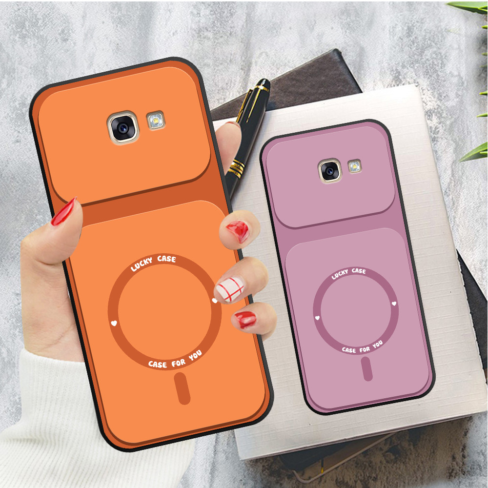 เคส Samsung A3 2017 / A5 2017 / A7 2017 พร้อมพิมพ์ลายวงกลม luckycase