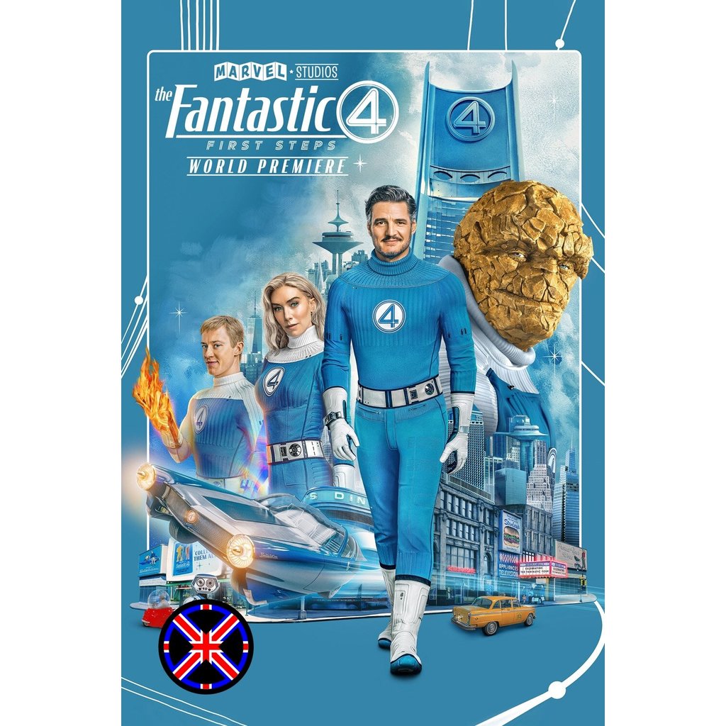DVD หนัง มีไทย เดอะ แฟนแทสติก 4 จุดเริ่มต้นปฐมบทใหม่ The Fantastic Four First Steps (2025)