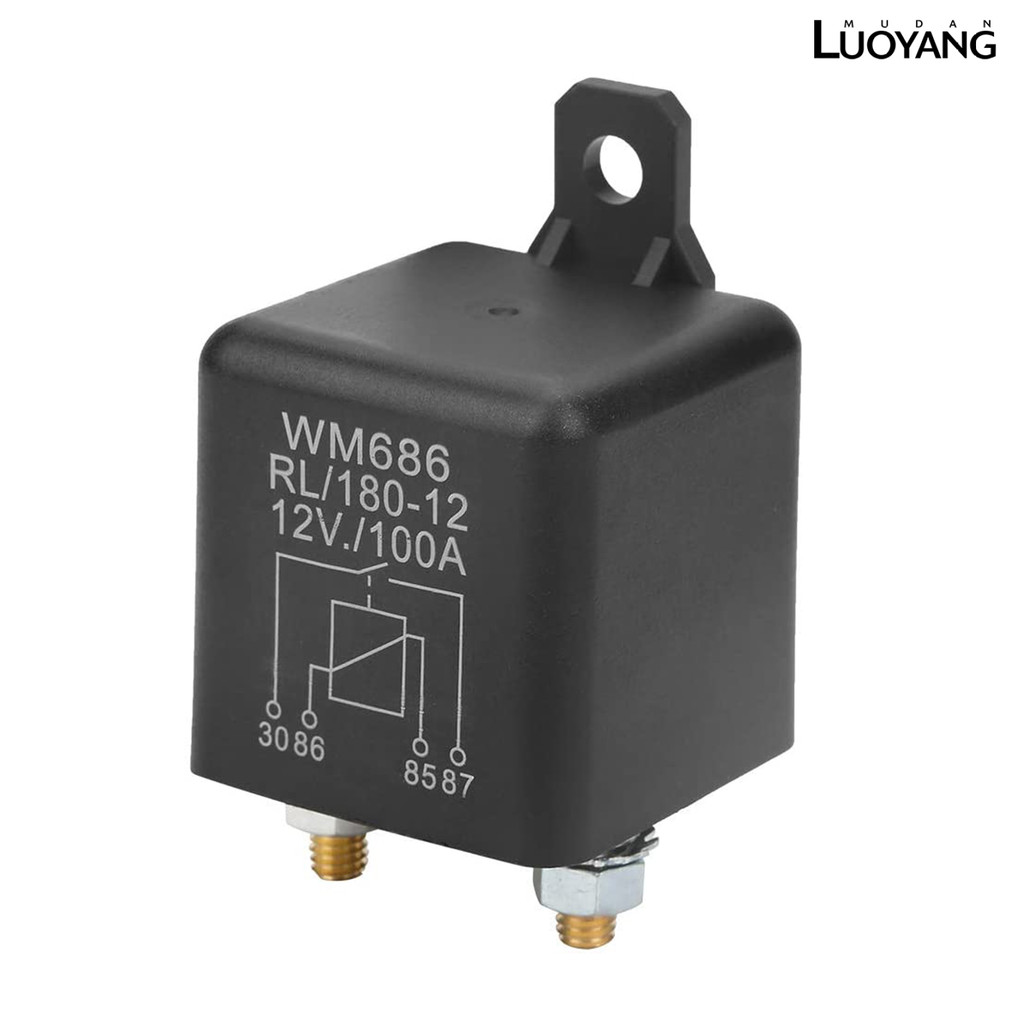 LUO WM686 100A RL/180 12V DC กันฝุ่นยานยนต์ Fused รถ Starter รีเลย์อุปกรณ์เสริม