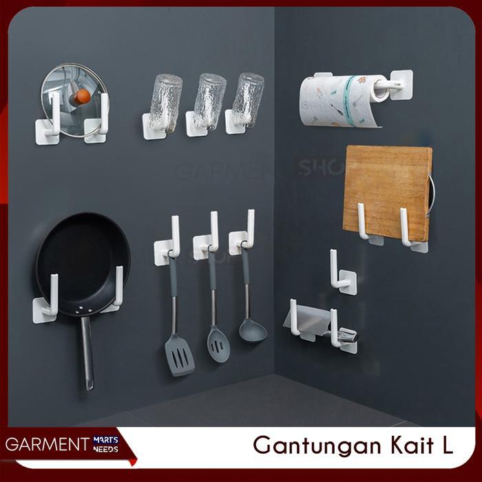 GANTUNANG ไม้แขวนเสื้อติดผนัง TISSUE ม้วนแขวนครัว TISSUE BAG เขียงหม้อประตูมือจับปลอดภัย PRIVACY