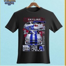 Nissan Skyline TShirt เสื้อไมโครไฟเบอร์