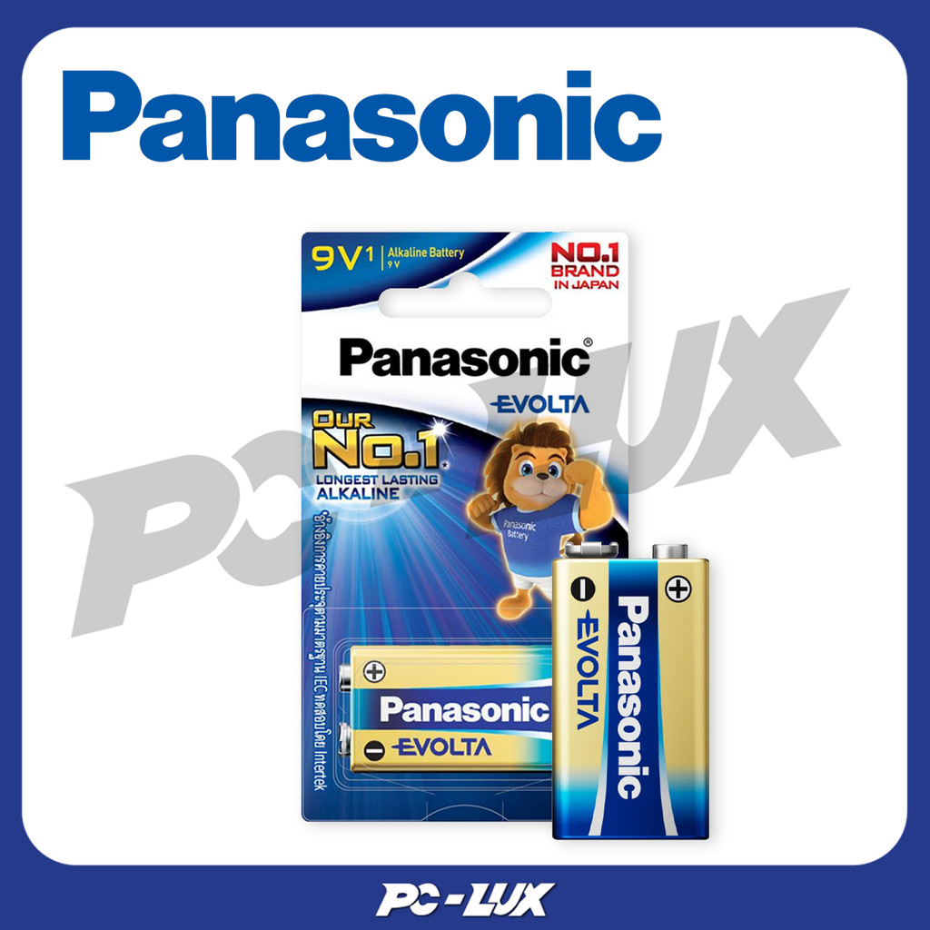 PANASONIC ถ่านอัลคาไลน์ EVOLTA รุ่น 6LR61EG