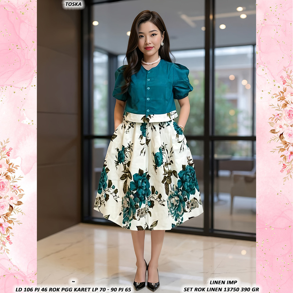 LINEN SKIRT SET 13750 390 GR Direct Order