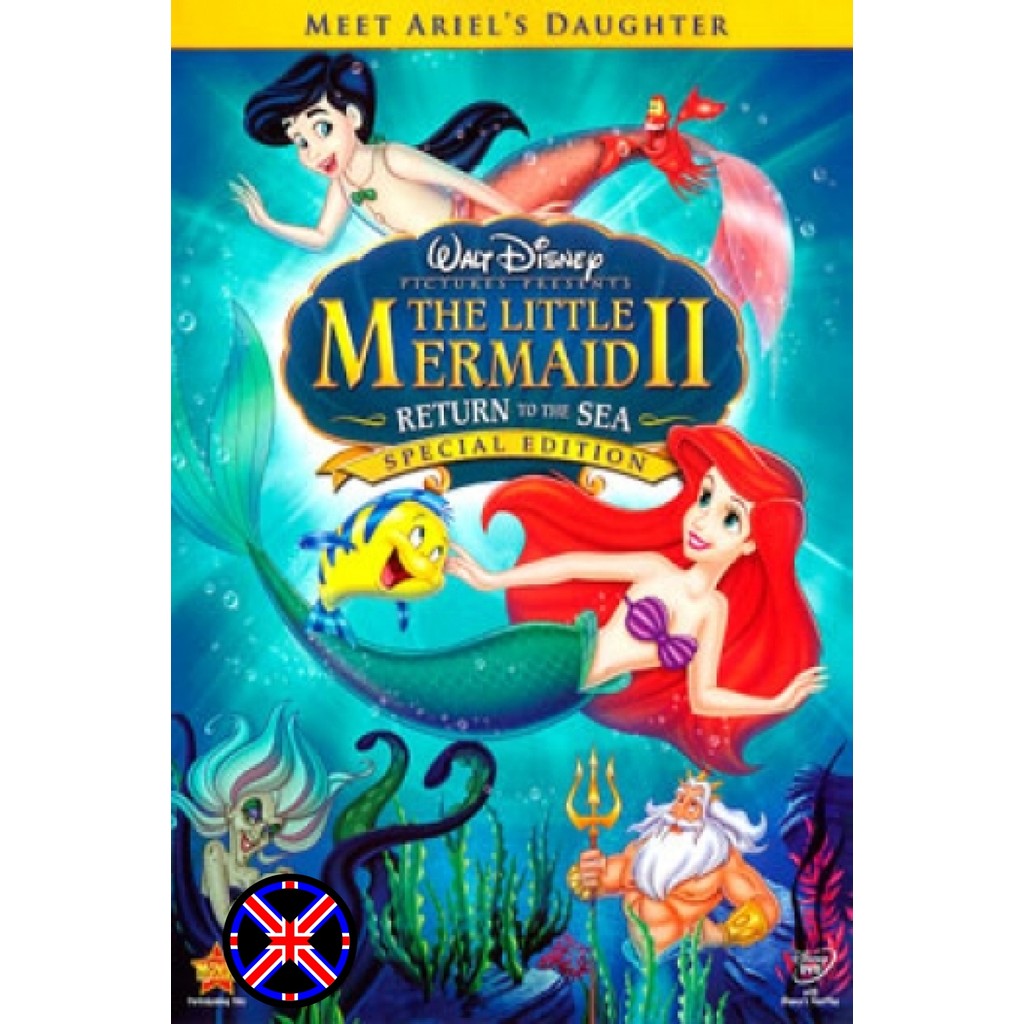 DVD การ์ตูน เสียงไทย 100% The Little Mermaid II Return to the Sea (2000) เงือกน้อยผจญภัย 2 วิมานรักใ